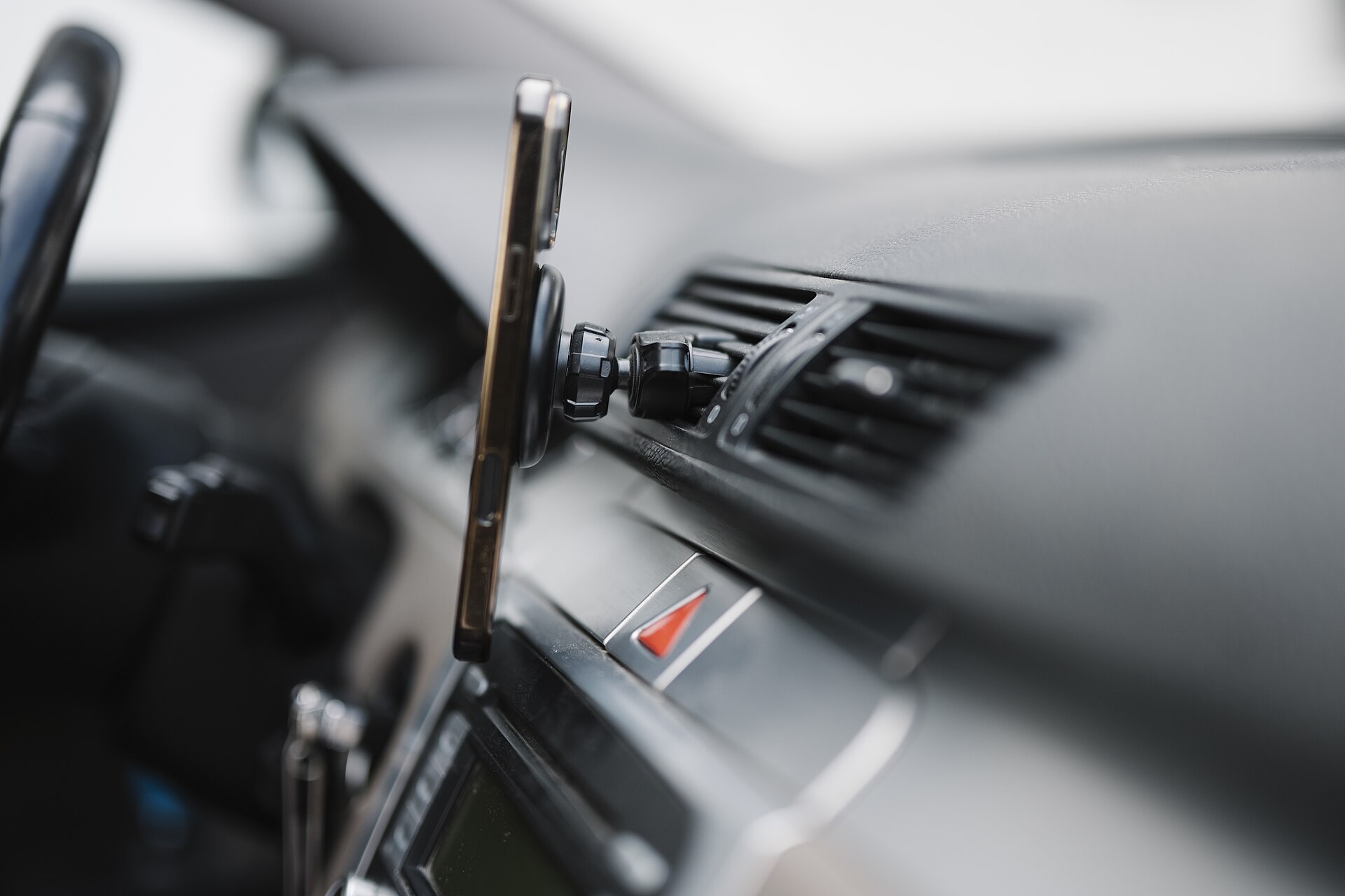 Real smartphone in a vehicle for Singapore to JPO WhatsApp enquiry and route confirmation